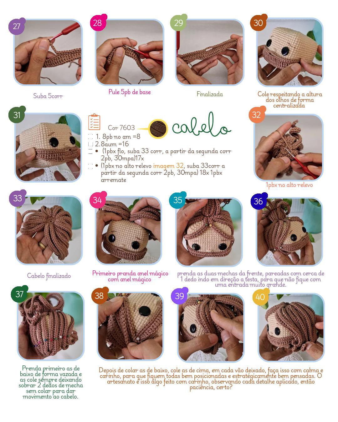 Receita Gratuita de Jesus Amigurumi - Tutorial Completo Passo a Passo