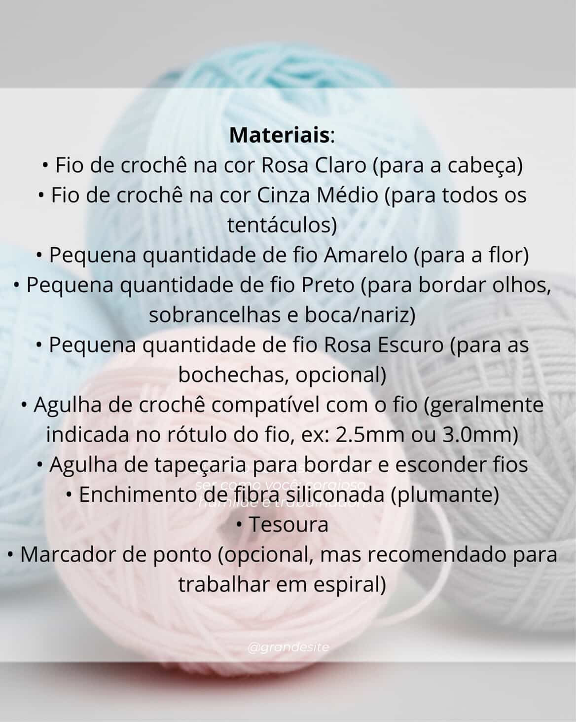 Receita Gratuita: Polvo Bebê Amigurumi - Tutorial Completo de Móc Len
