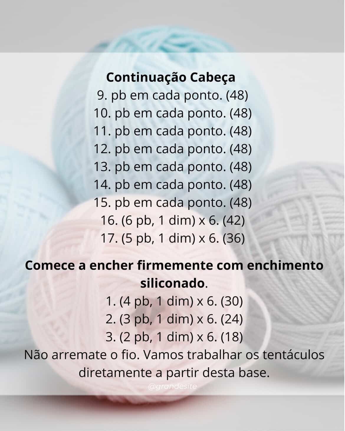 Receita Gratuita: Polvo Bebê Amigurumi - Tutorial Completo de Móc Len