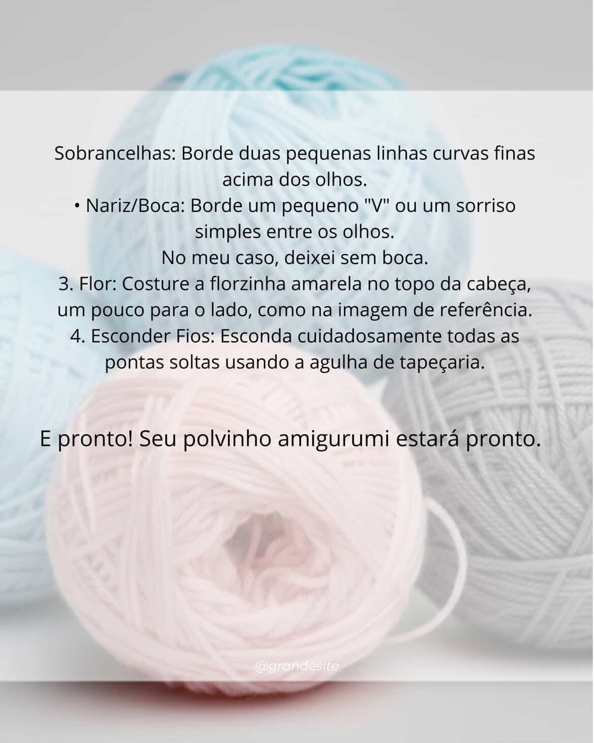 Receita Gratuita: Polvo Bebê Amigurumi - Tutorial Completo de Móc Len
