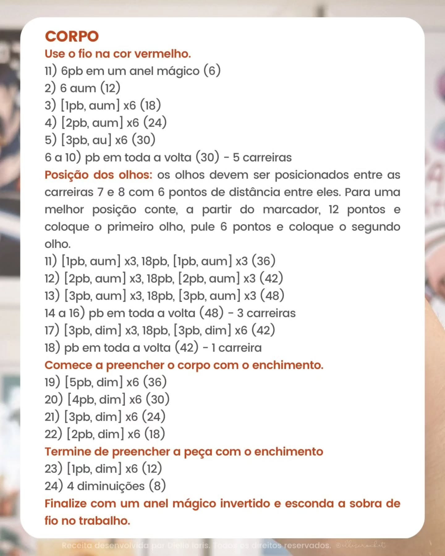 Receita Gratuita Tico, o Tico-Tico-Rei Amigurumi - Desafio de Janeiro