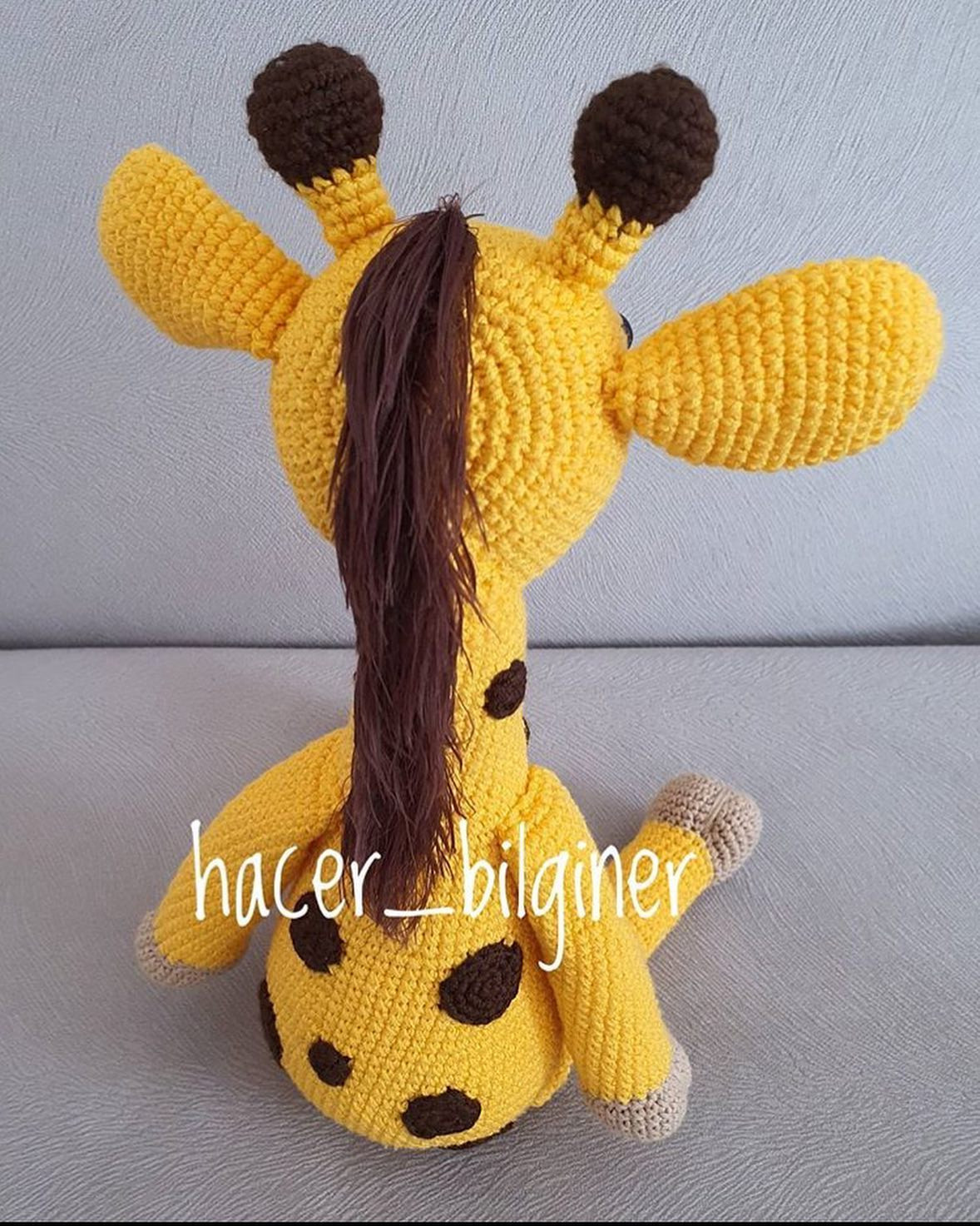 Saçlı Zürafa Amigurumi Ücretsiz Tarifi - Hacer Bilginer