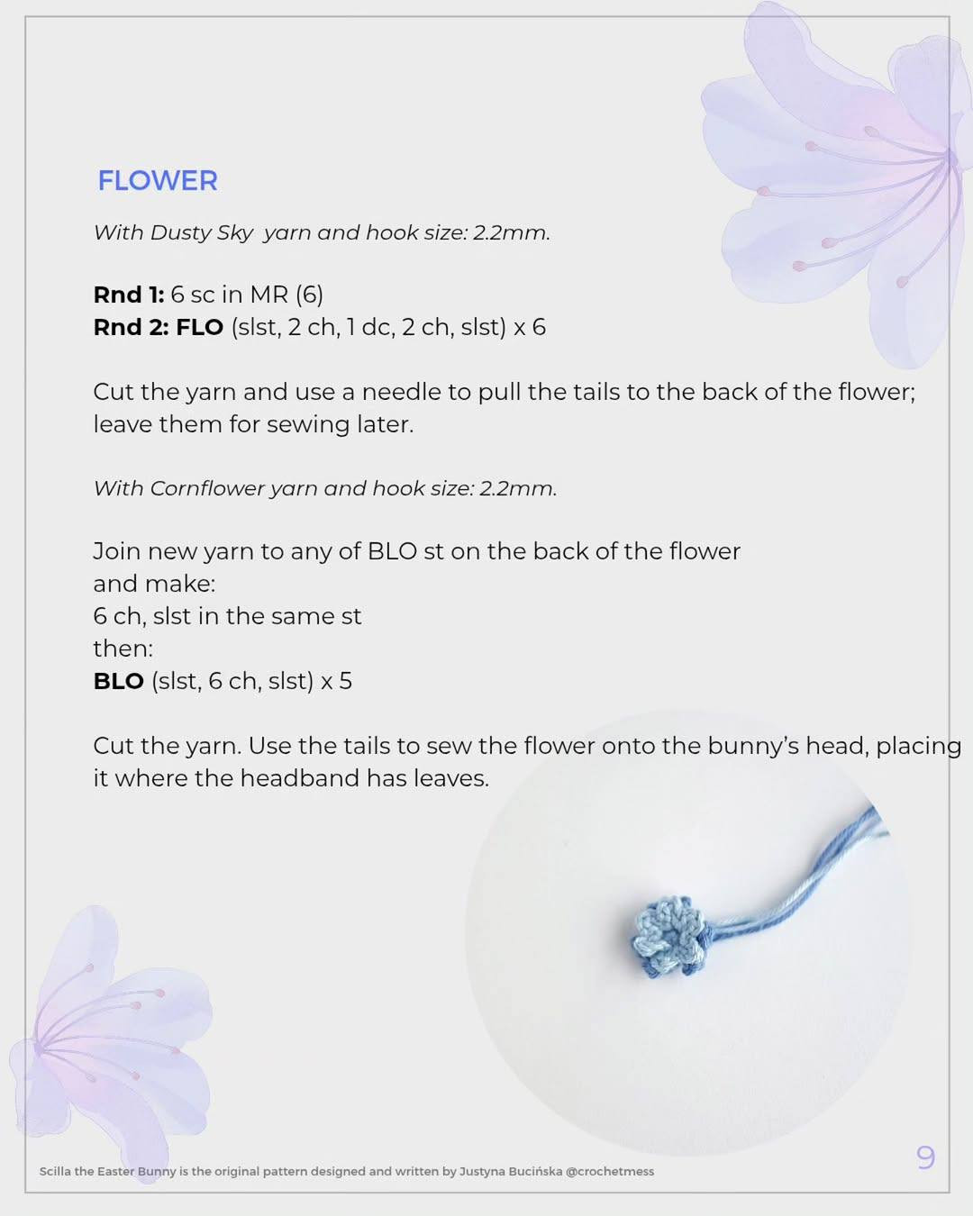 Scilla the Easter Bunny: Free Crochet Pattern with Basket and Eggs