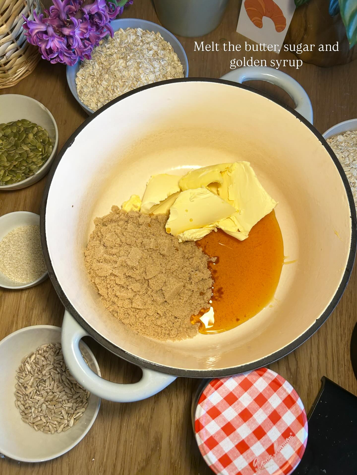 Seedy Flapjacks Recipe: Vegan Oat Bars with Pumpkin, Sunflower and Sesame Seeds
