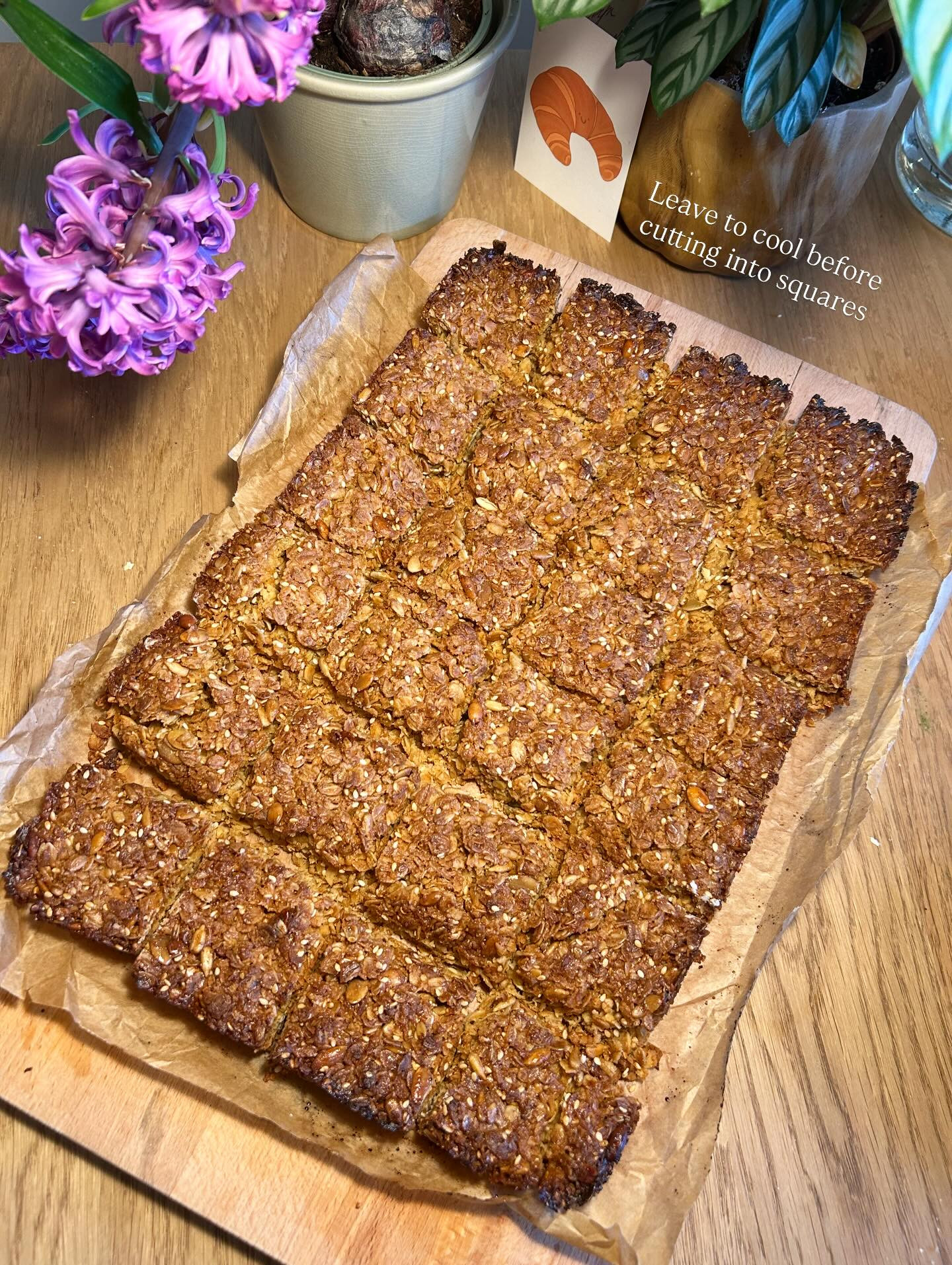 Seedy Flapjacks Recipe: Vegan Oat Bars with Pumpkin, Sunflower and Sesame Seeds