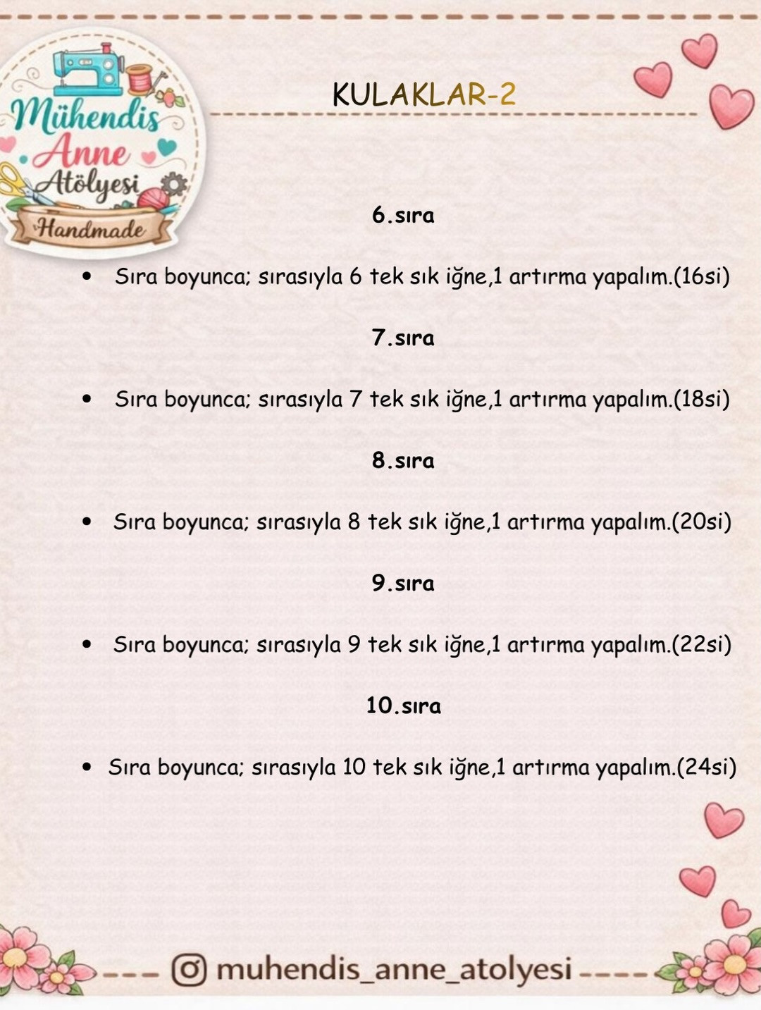 Sevimli Uyku Arkadaşı Tavşan ve Yıldız Motifi Móc Len Hướng Dẫn Chi Tiết