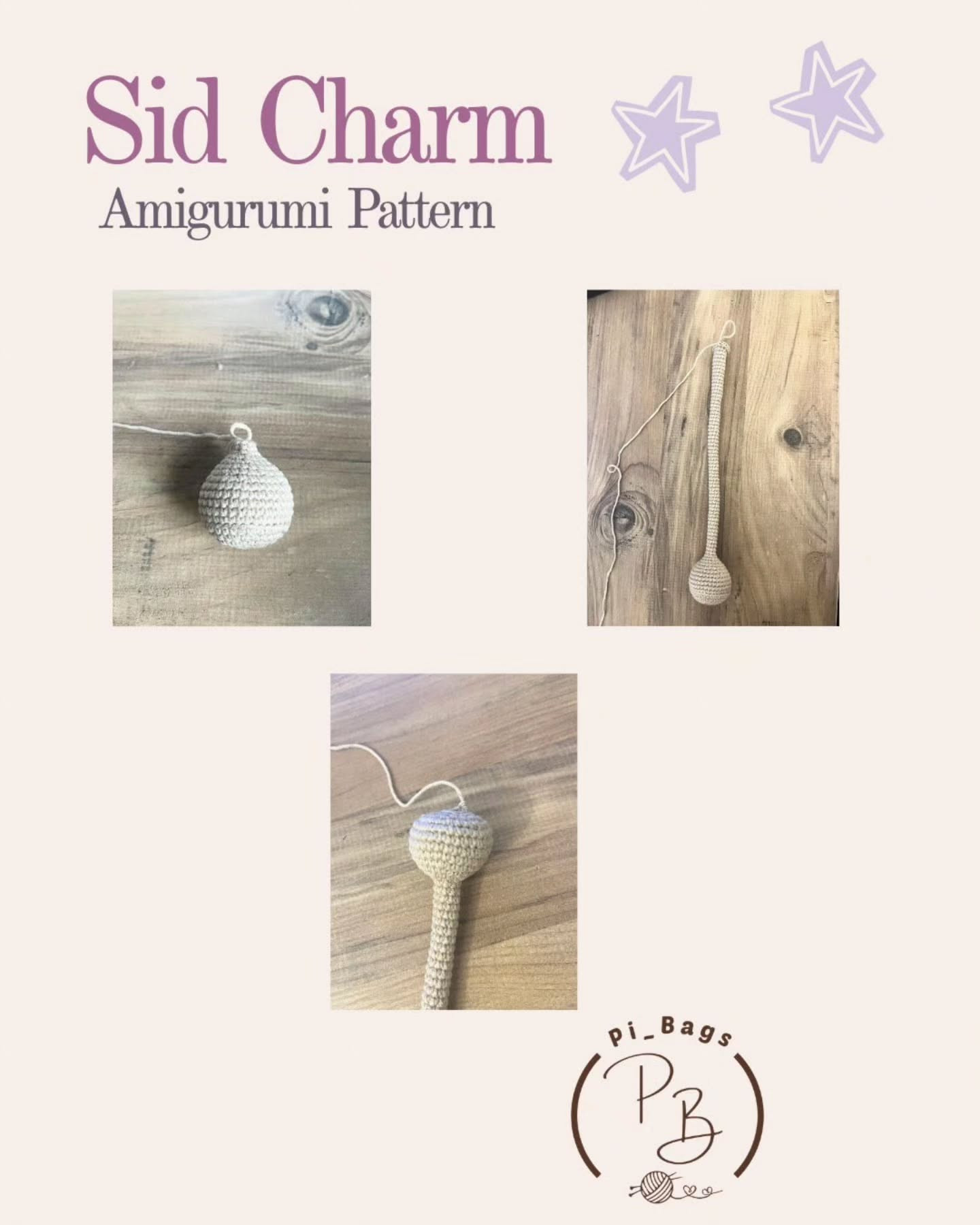Sid Charm Amigurumi Pattern - English Free Chart by pi_Bags