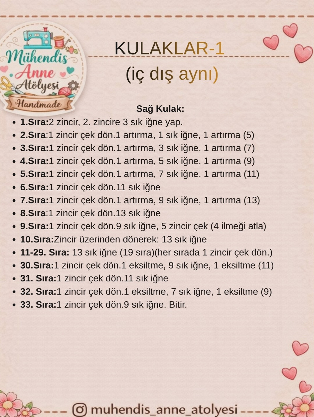 Stitch Amigurumi Tarifi - Mavi Karakter Örgü Deseni