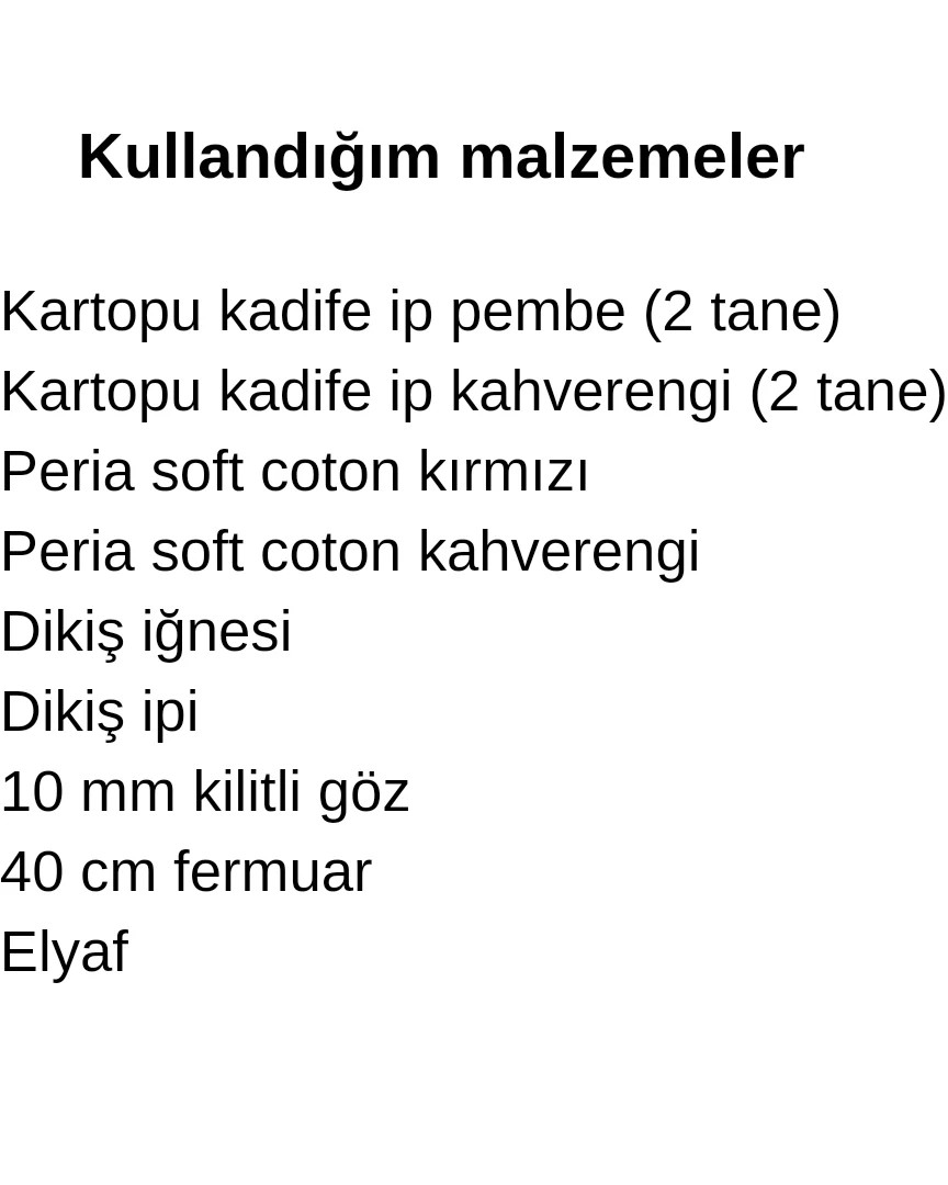 Sürpriz Ayıcık Tarifi: Pembe Gấu Bông Móc Len Kèm Túi Nâu