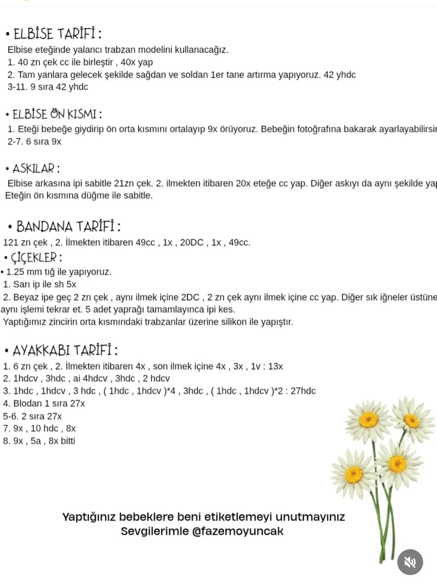Tarçın Bebek Ücretsiz Tarif - Amigurumi Crochet Pattern