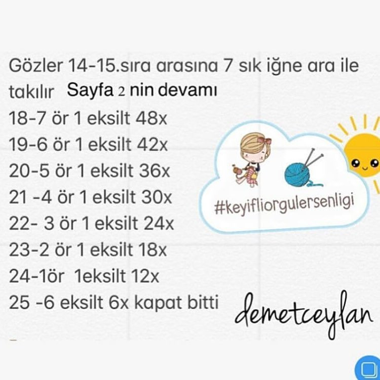 TAVŞANLI KUTUCUK - Hướng dẫn móc len búp bê thỏ hình hộp đựng đồ màu trắng xanh kèm bảng chart chi tiết