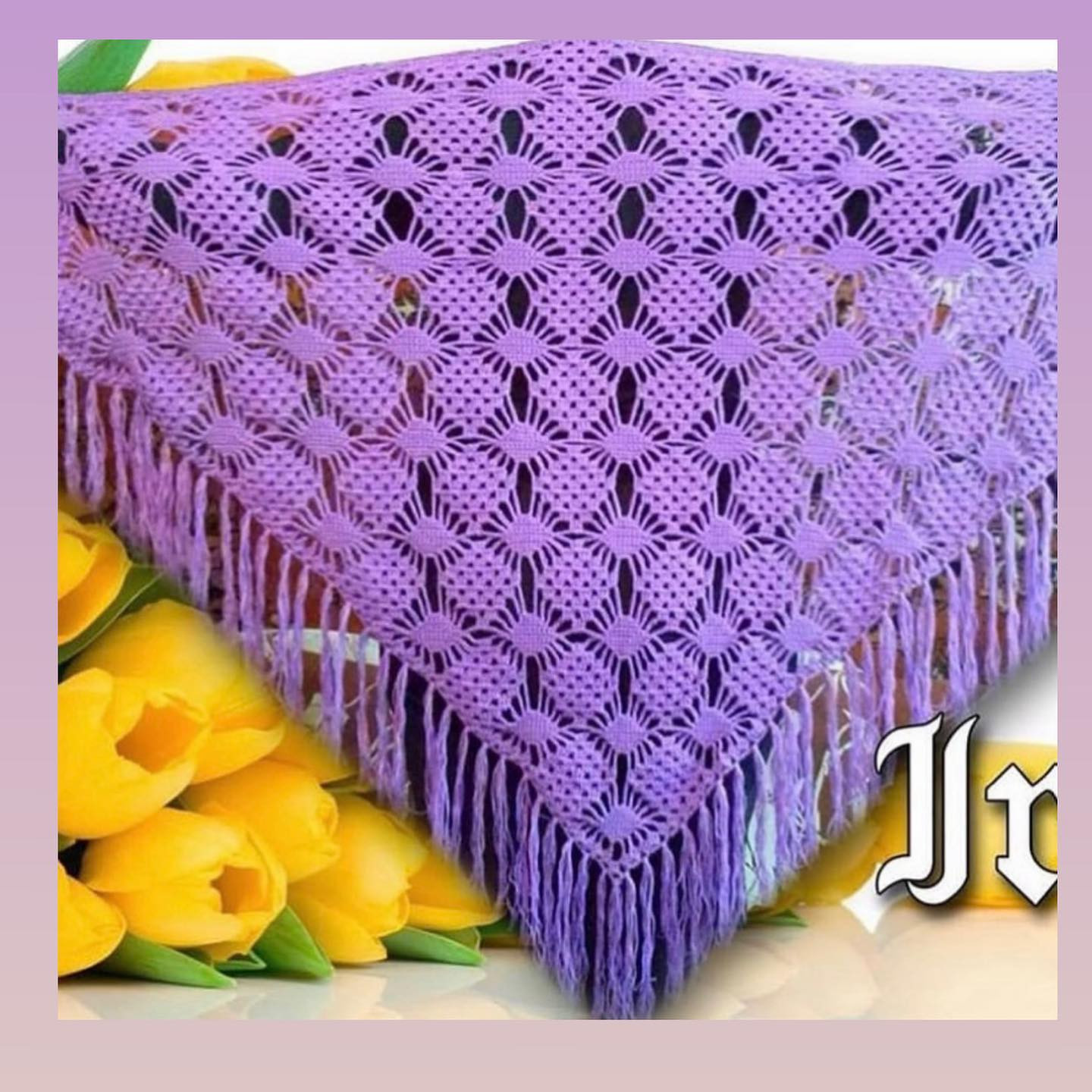 Tổng hợp các mẫu chart móc khăn choàng cổ và shawl hình tam giác, vuông với họa tiết hoa văn đẹp mắt