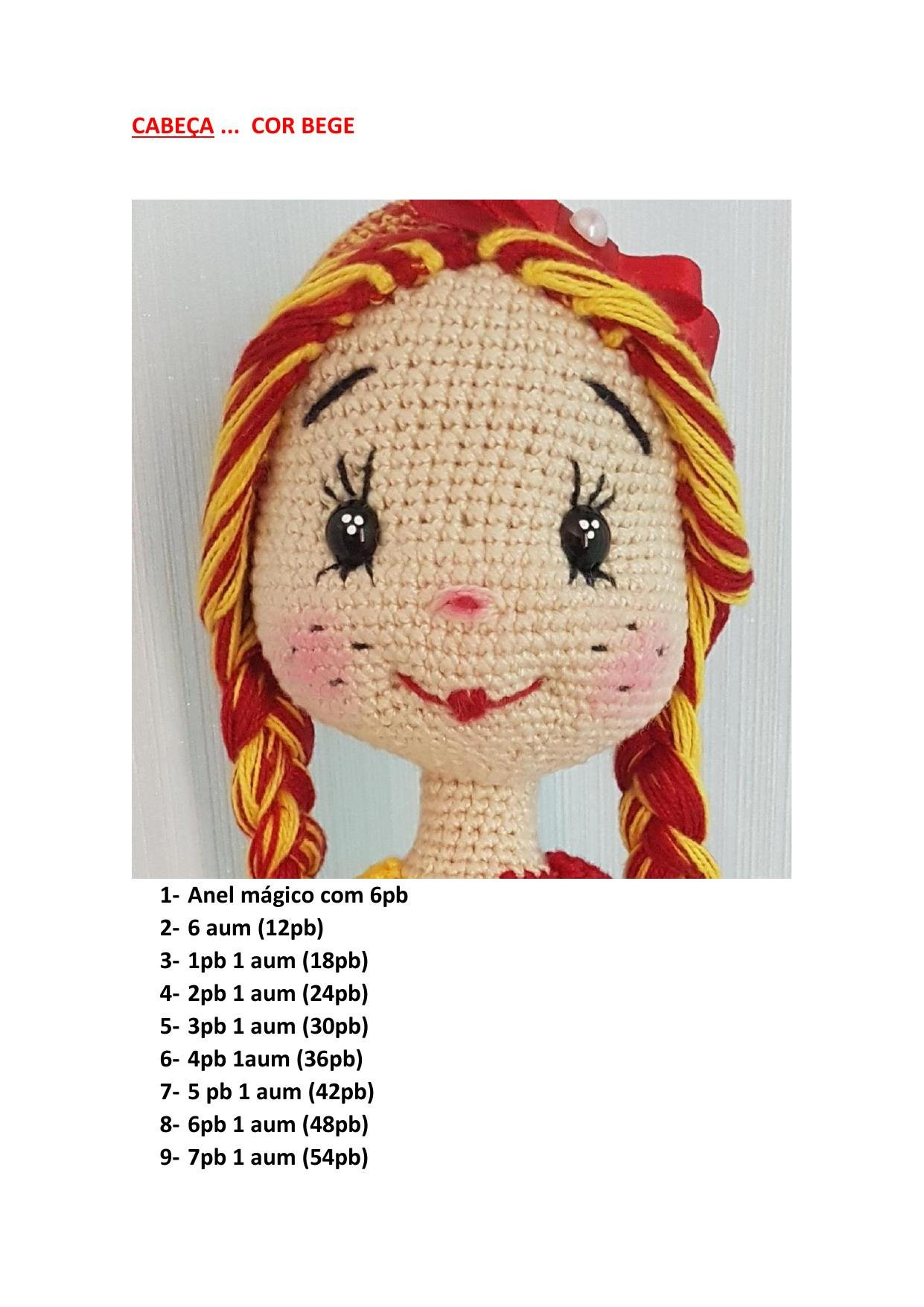 Tutorial Amigurumi Búp bê Rapunzel: Hướng dẫn chi tiết móc giày màu đỏ và tất sọc xanh lá cây