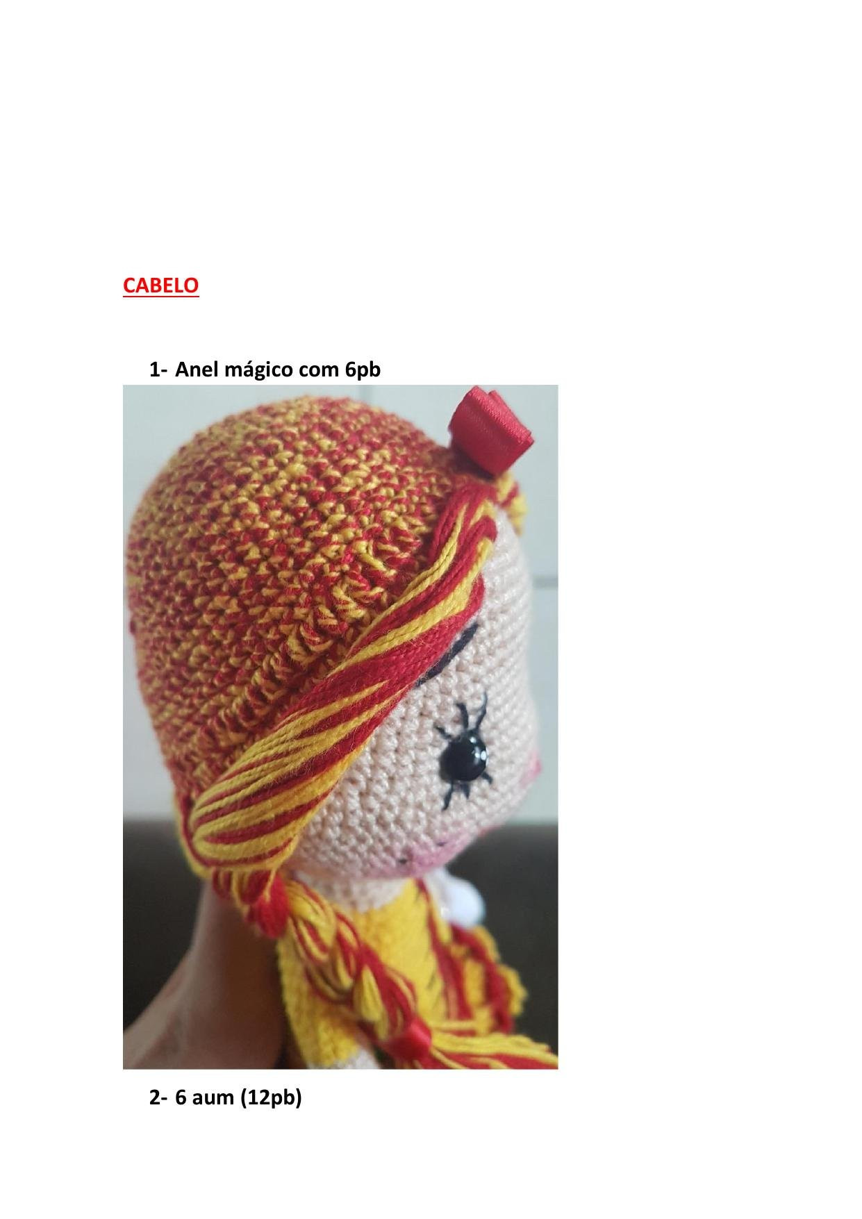 Tutorial Amigurumi Búp bê Rapunzel: Hướng dẫn chi tiết móc giày màu đỏ và tất sọc xanh lá cây