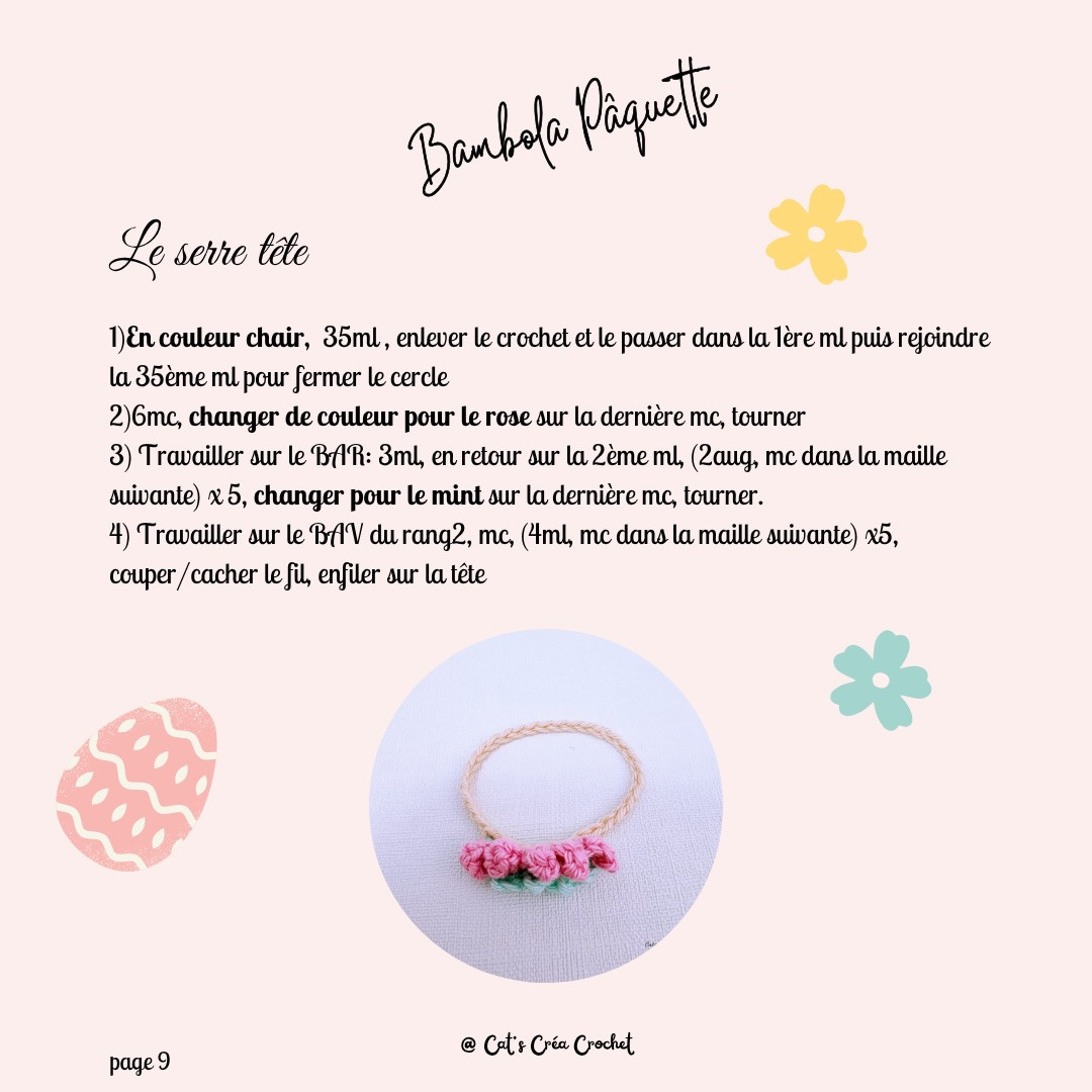 Tutoriel gratuit Bambola Pâquerette : Bébête lapin amigurumi pastel pour Pâques