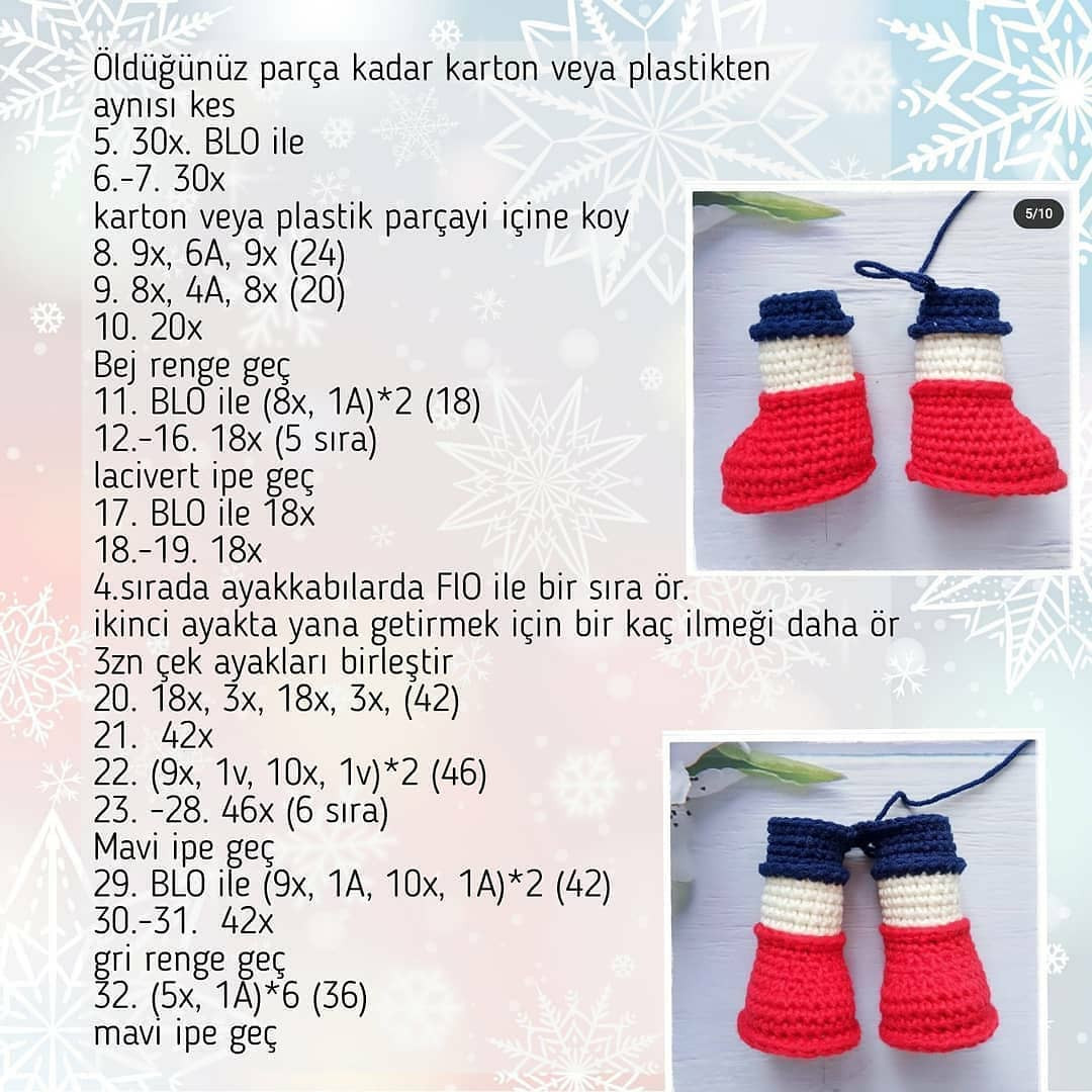 Ücretsiz Amigurumi İnek Tarifi: Kafa, Kulak, Kol ve Ayak Şemaları