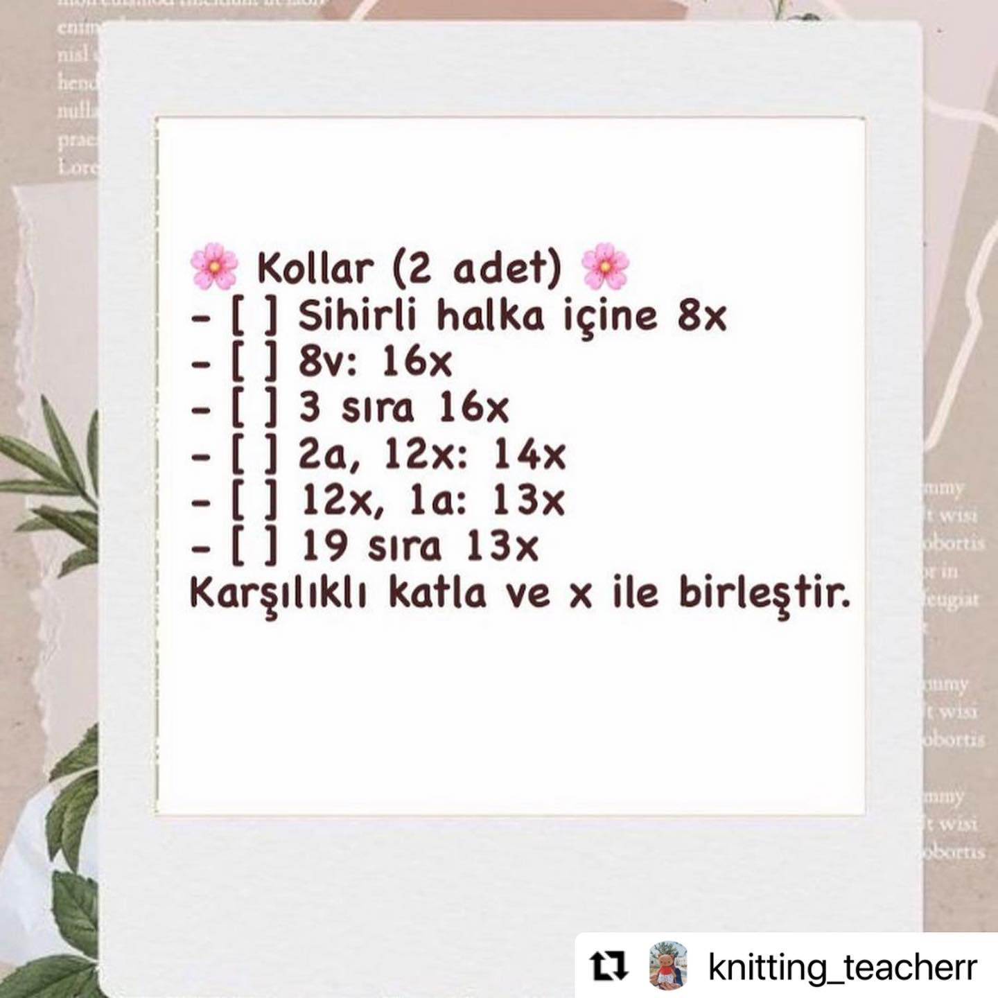 Ücretsiz Amigurumi Kedi Tarifi: Baş, Gövde, Kol ve Kulak Şemaları