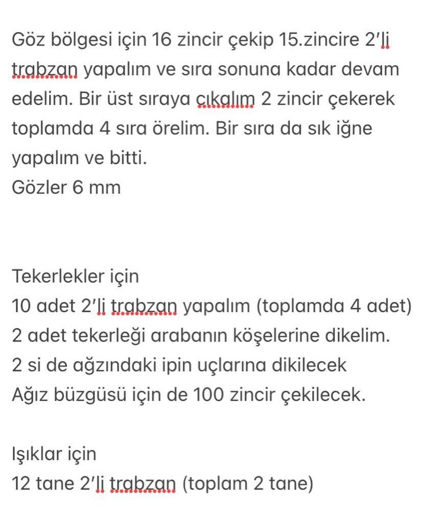 Ücretsiz Araba Cüzdan Manken Örgü Tarifi - Adım Adım Şemalı Açıklama