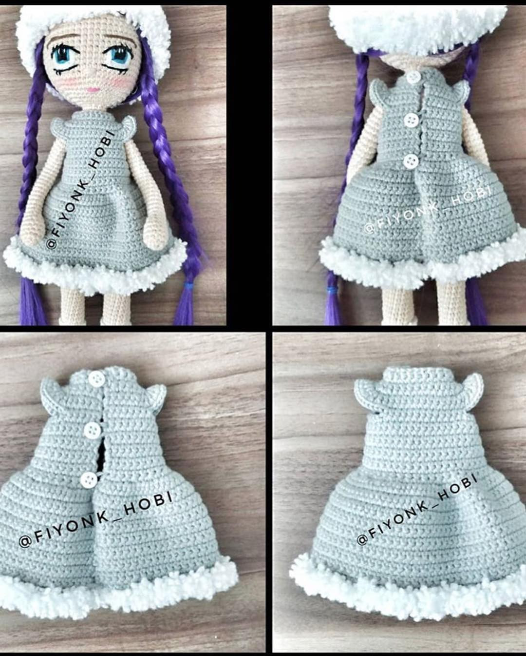 Ücretsiz Bella bebek için tiğ işi elbise tarifi