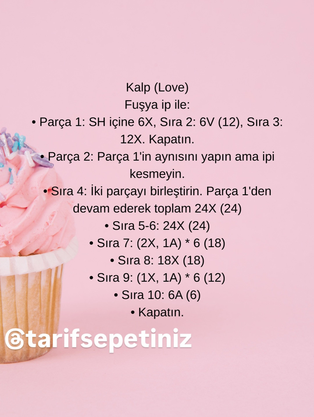 Ücretsiz Kalpli Ayıcık Anahtarlık Amigurumi Tarifi - Pembe ve Fuşya Renkli Mükemmel Sevgililer Günü Hediyesi