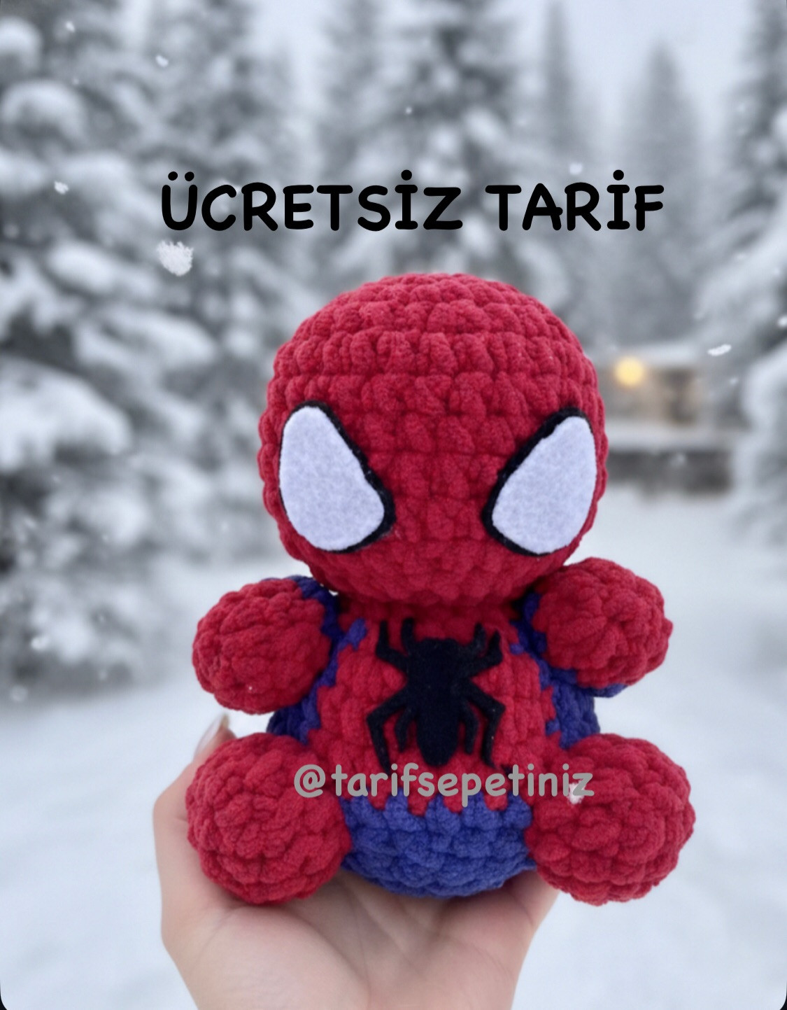 Ücretsiz örme Spiderman búp bê hướng dẫn