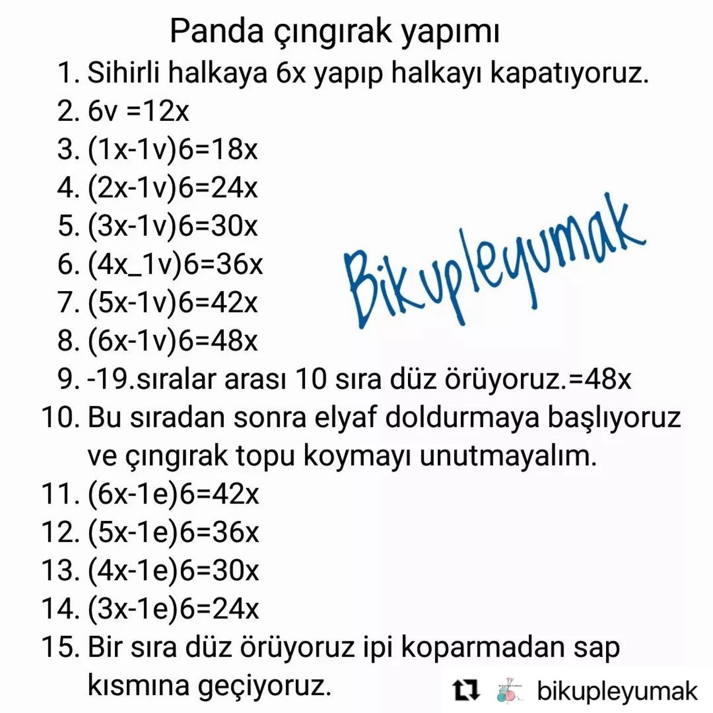 Ücretsiz Panda Çıngırak Tarifi: Adım Adım Mükemmel Bir Bebek Oyuncuğu Yapımı