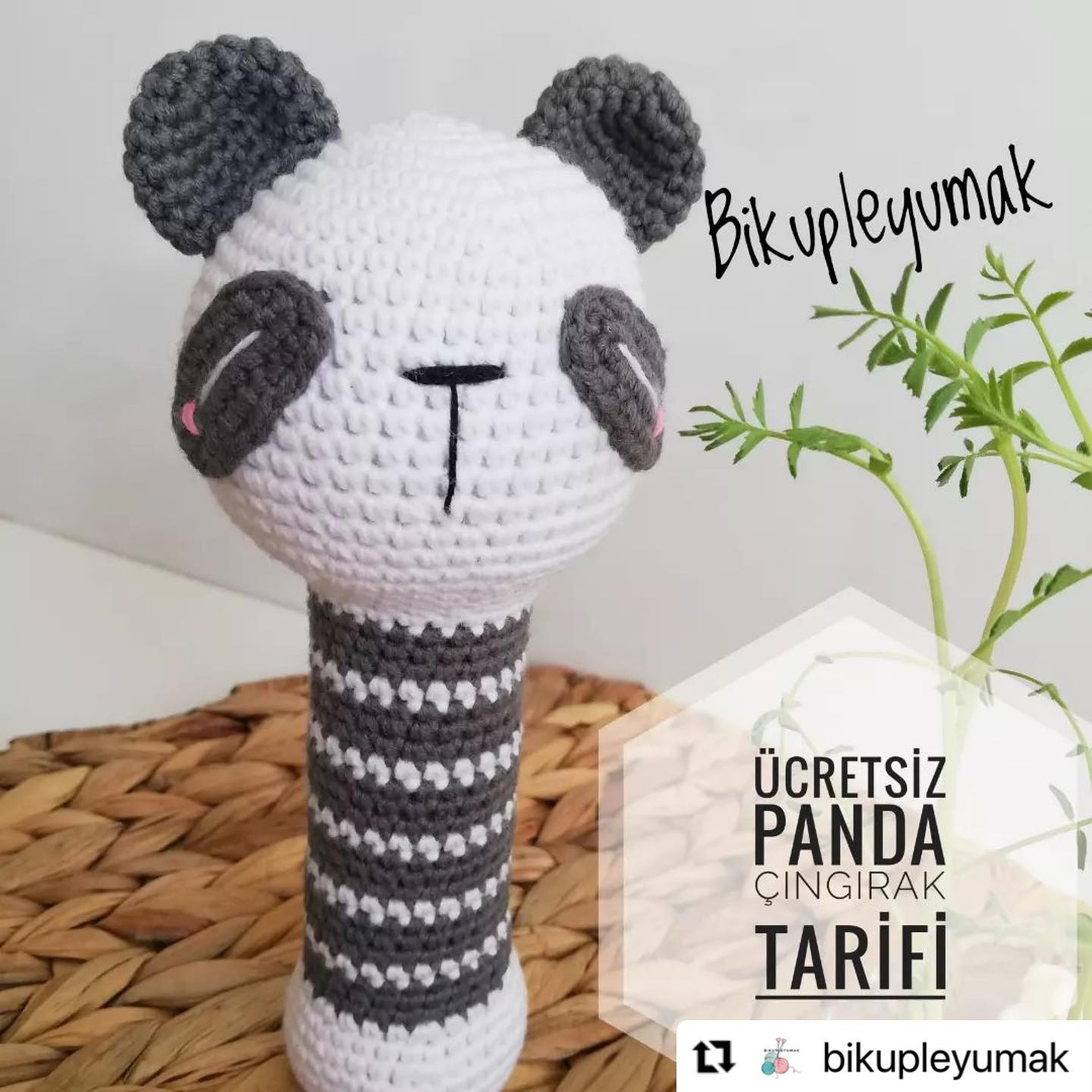 Ücretsiz Panda Çıngırak Tarifi: Adım Adım Mükemmel Bir Bebek Oyuncuğu Yapımı