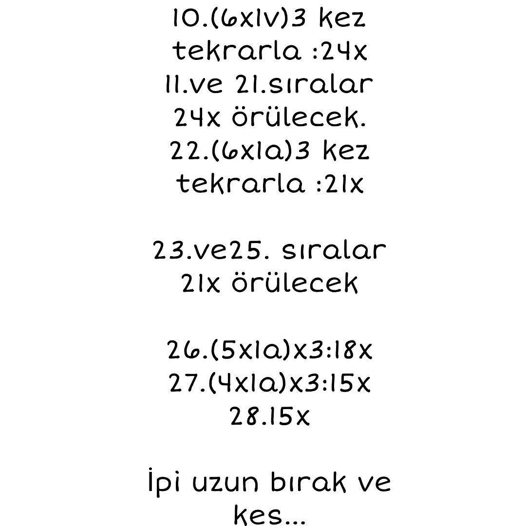 Ücretsiz Tavşan Amigurumi Tarifi: Elbise, Fiyonk ve Saç Bandı Yapım Adımları