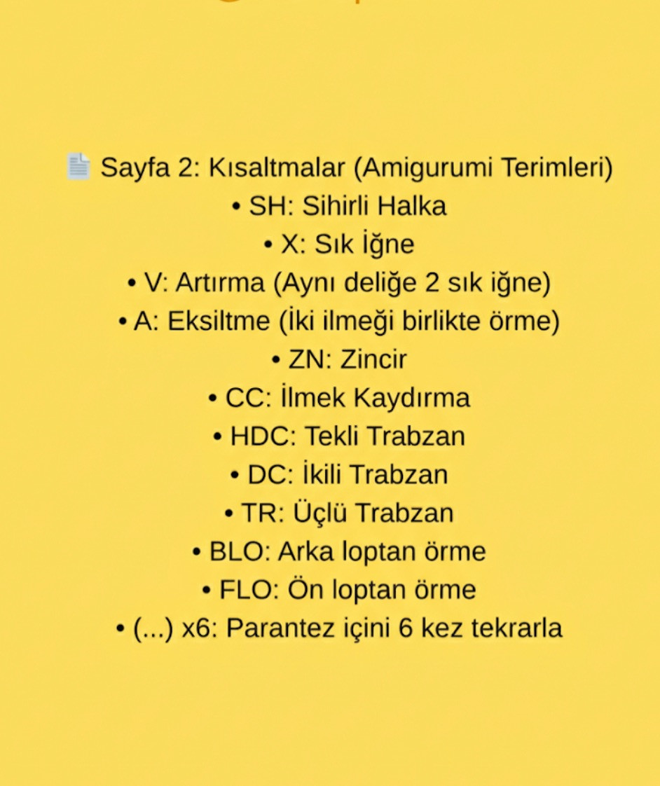 Ücretsiz Türkçe Tarif: Pelüş Ayıcık Amigurumi Örgü Şeması ve Malzemeler