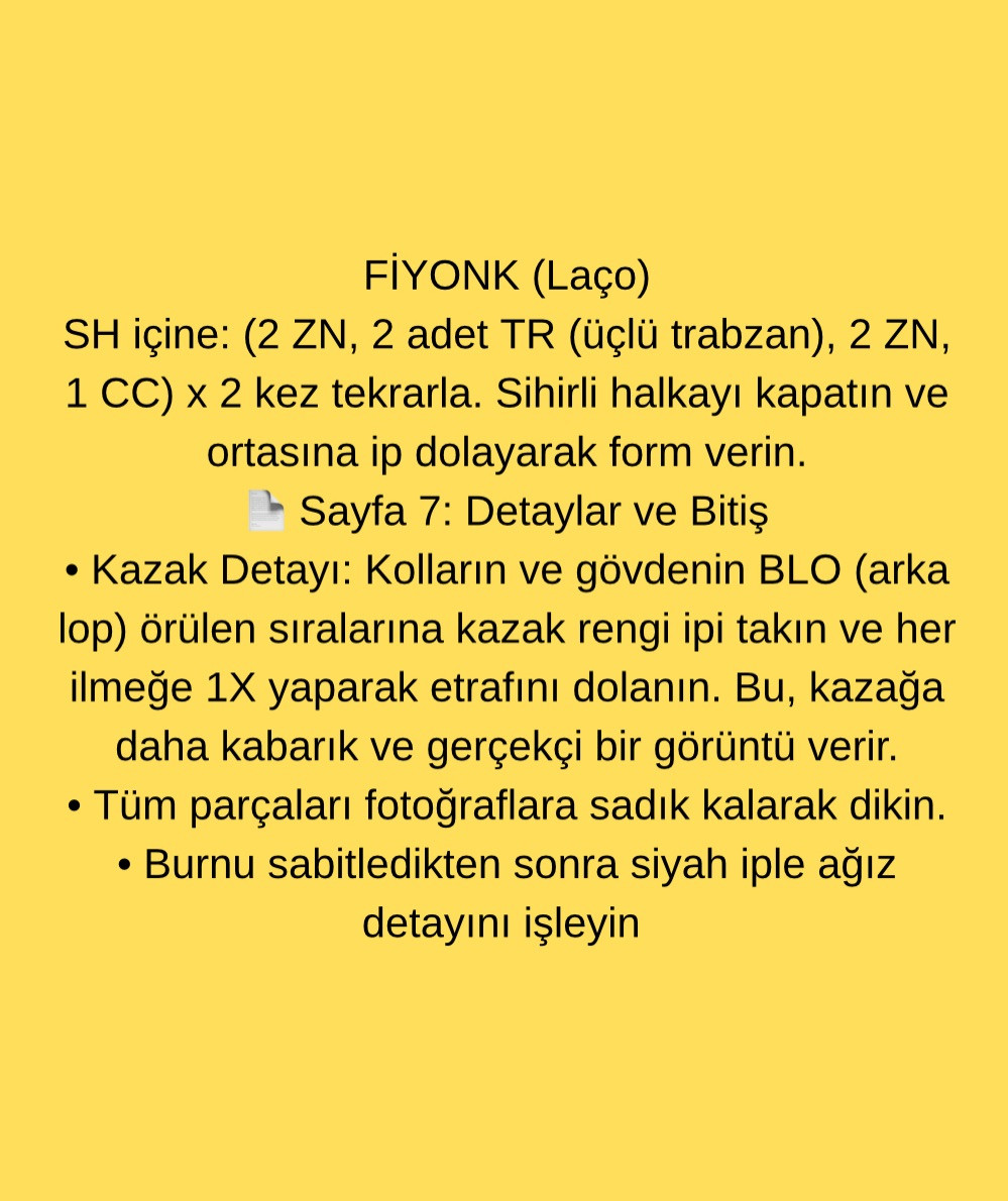 Ücretsiz Türkçe Tarif: Pelüş Ayıcık Amigurumi Örgü Şeması ve Malzemeler