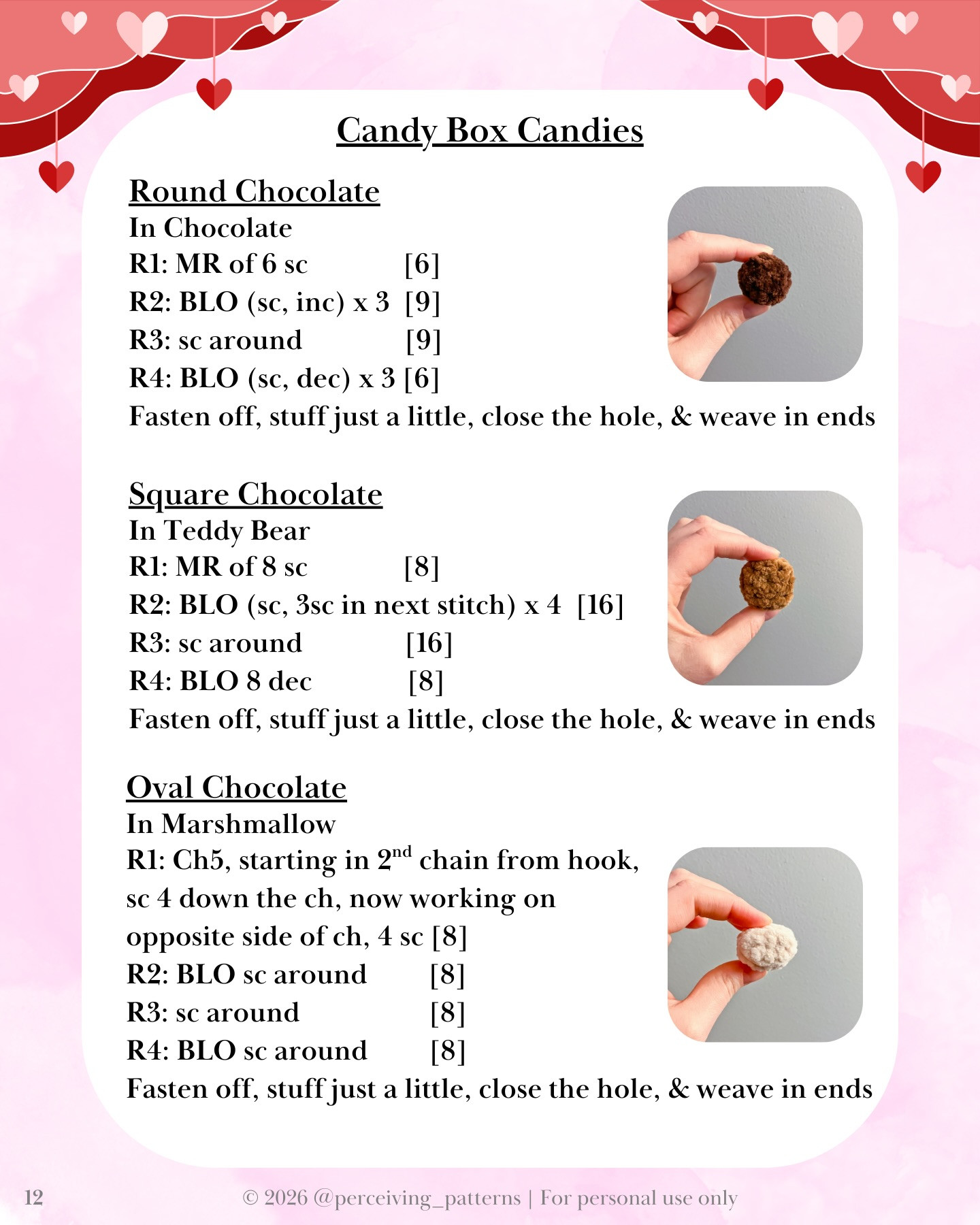 Valentine's Day Crochet Turtle Mods: Rose, Strawberry & Candy Box Patterns for Amigurumi Tiana and Tessa
