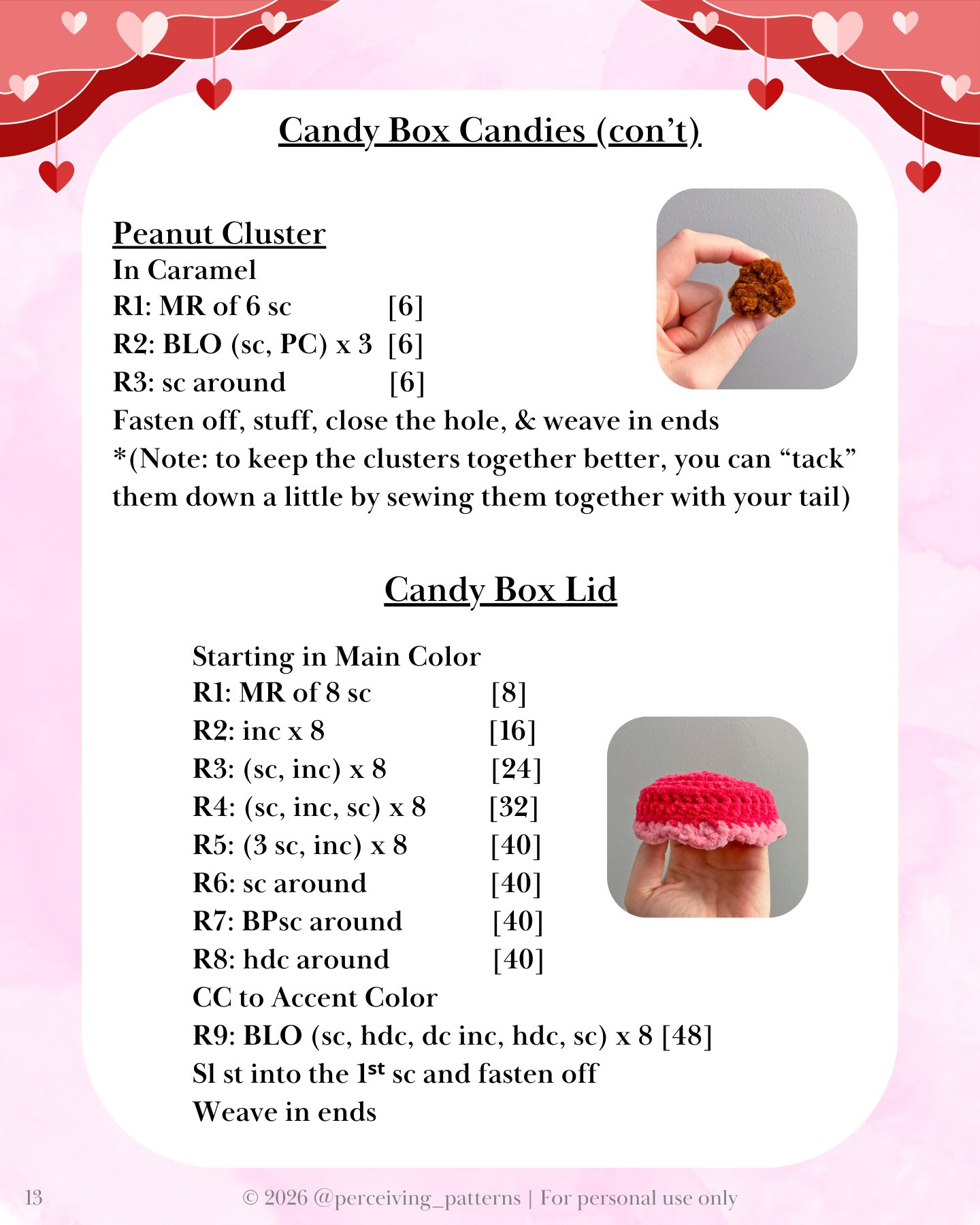 Valentine's Day Crochet Turtle Mods: Rose, Strawberry & Candy Box Patterns for Amigurumi Tiana and Tessa
