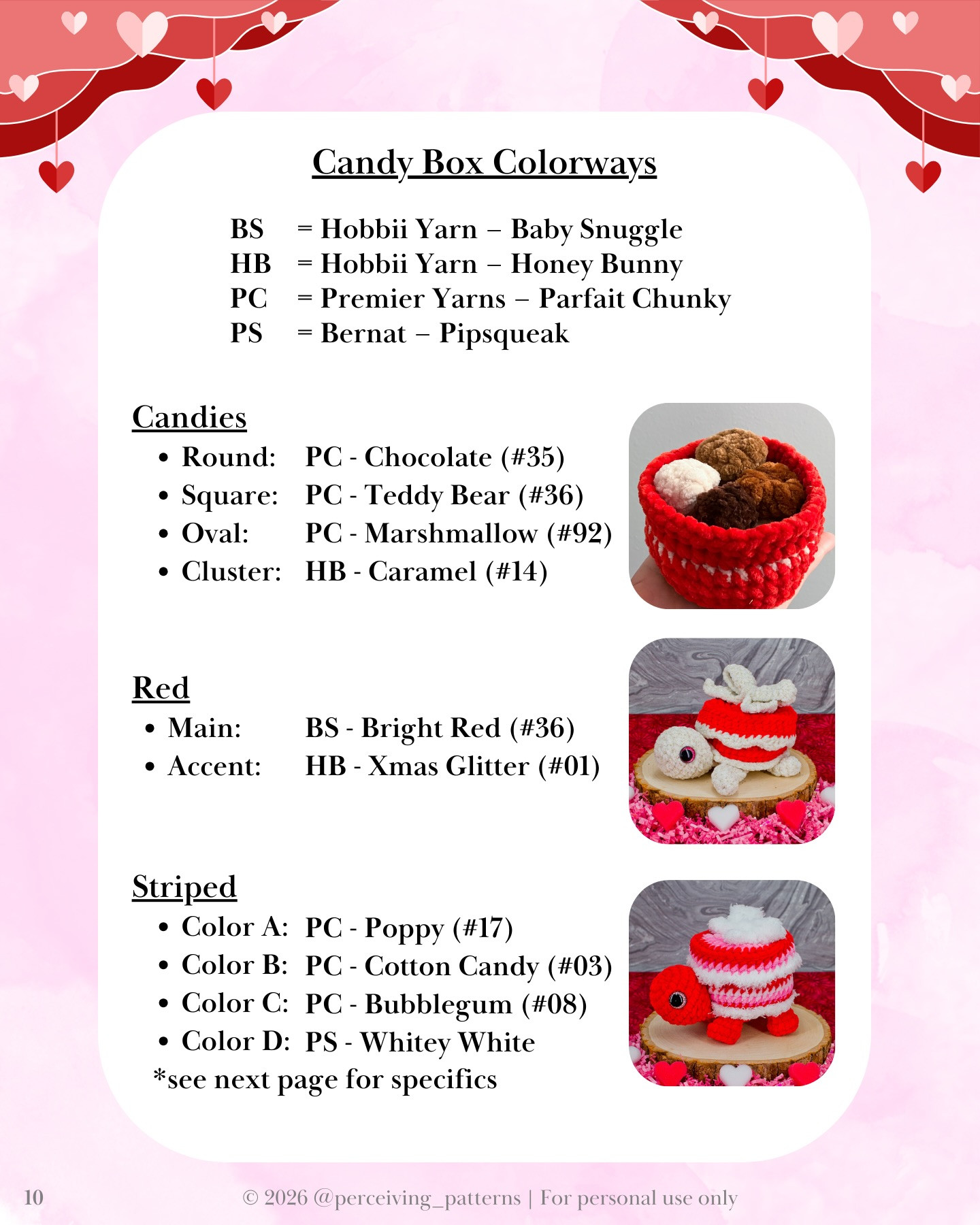 Valentine's Day Crochet Turtle Mods: Rose, Strawberry & Candy Box Patterns for Amigurumi Tiana and Tessa