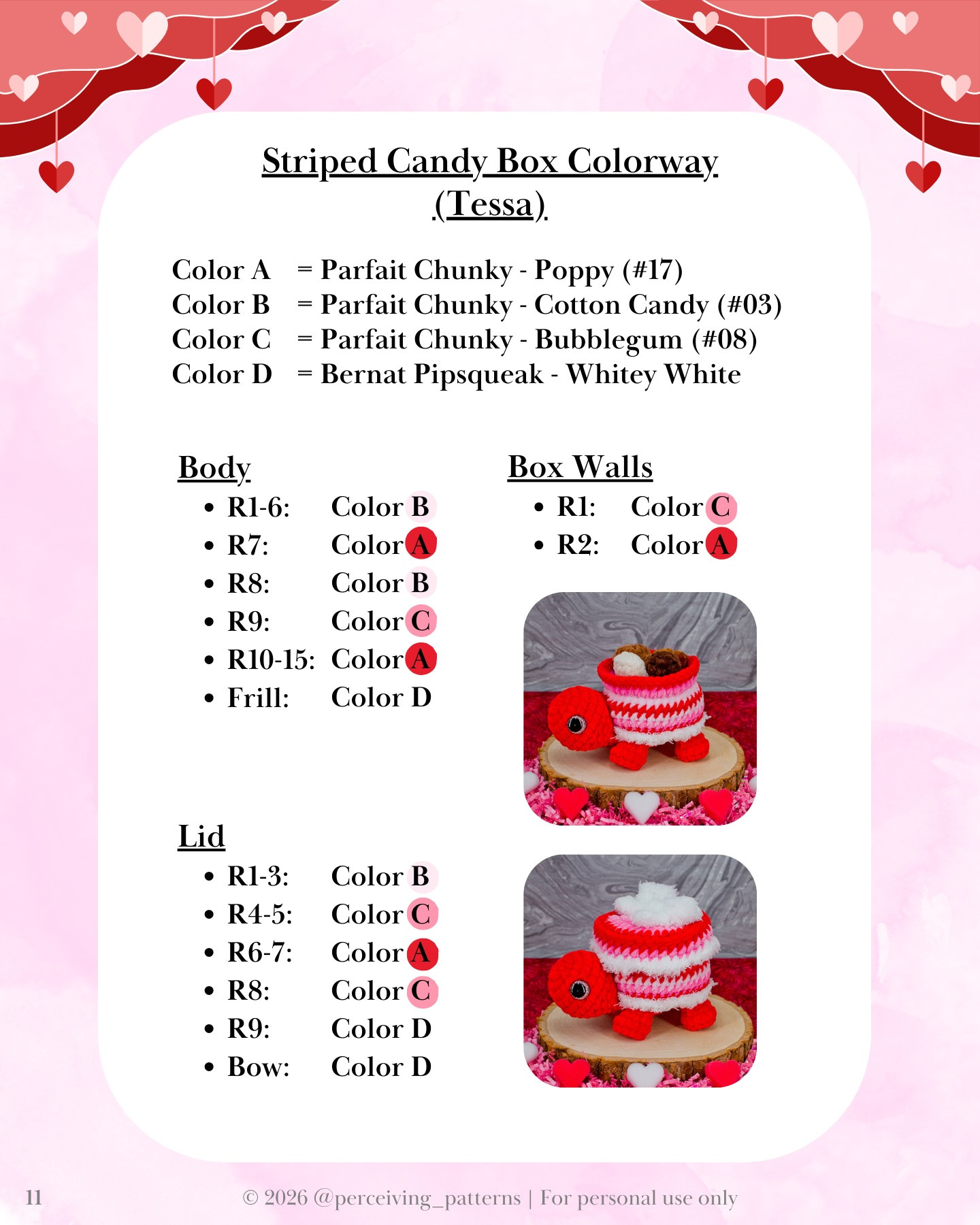 Valentine's Day Crochet Turtle Mods: Rose, Strawberry & Candy Box Patterns for Amigurumi Tiana and Tessa