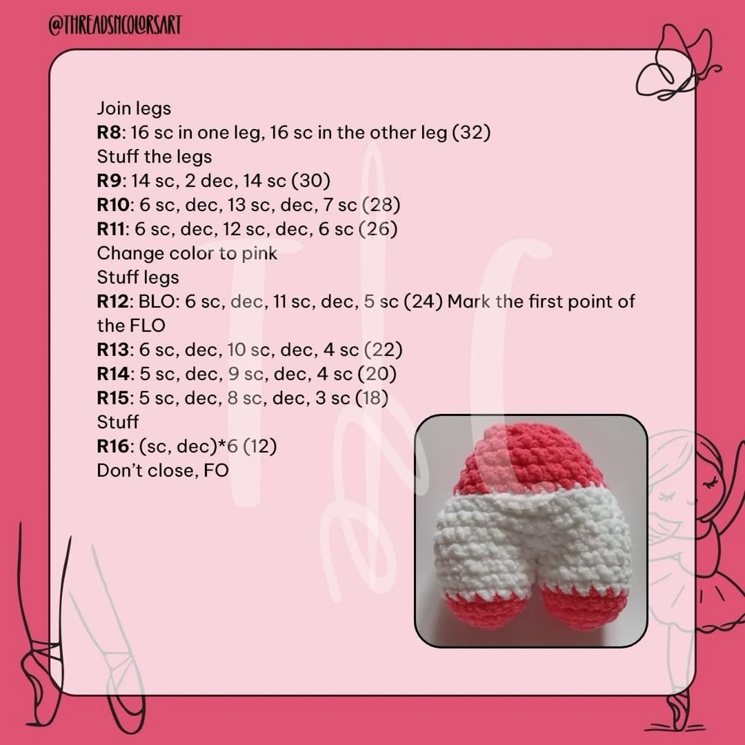 Vela the Ballerina: Free Amigurumi Crochet Pattern with Step-by-Step Instructions