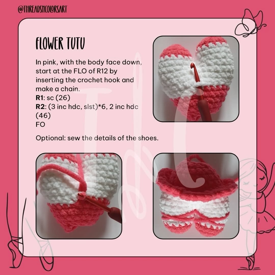 Vela the Ballerina: Free Amigurumi Crochet Pattern with Step-by-Step Instructions