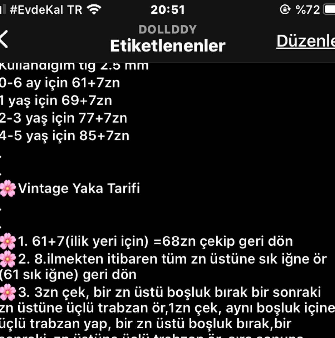 Vintage Yaka Tarifi: How to Crochet a Colorful Scallop Bib