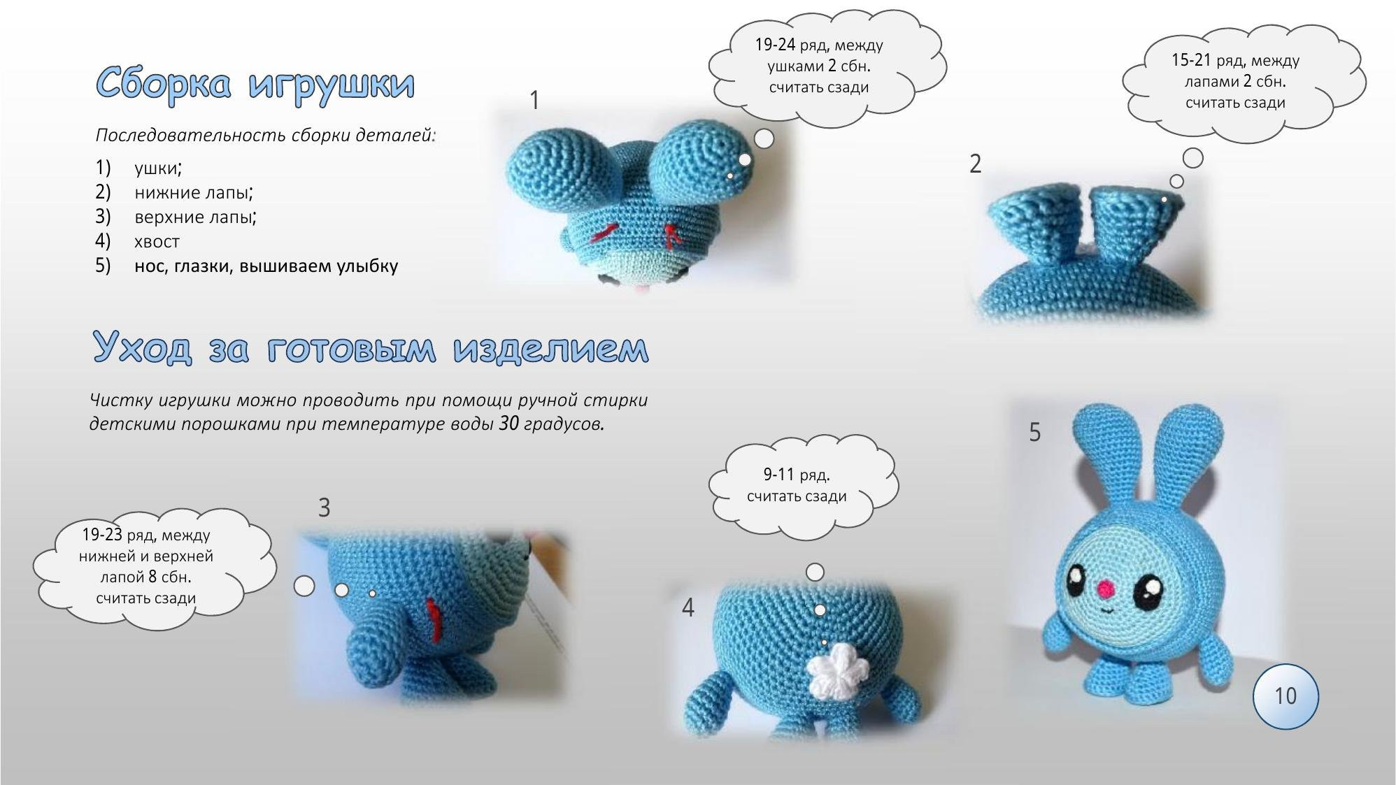 Вяжем Крошика: Полная инструкция по вязанию и сборке игрушки амигуруми