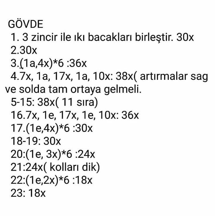 Yelekli Ayıcık - Gấu mặc áo chùng Amigurumi