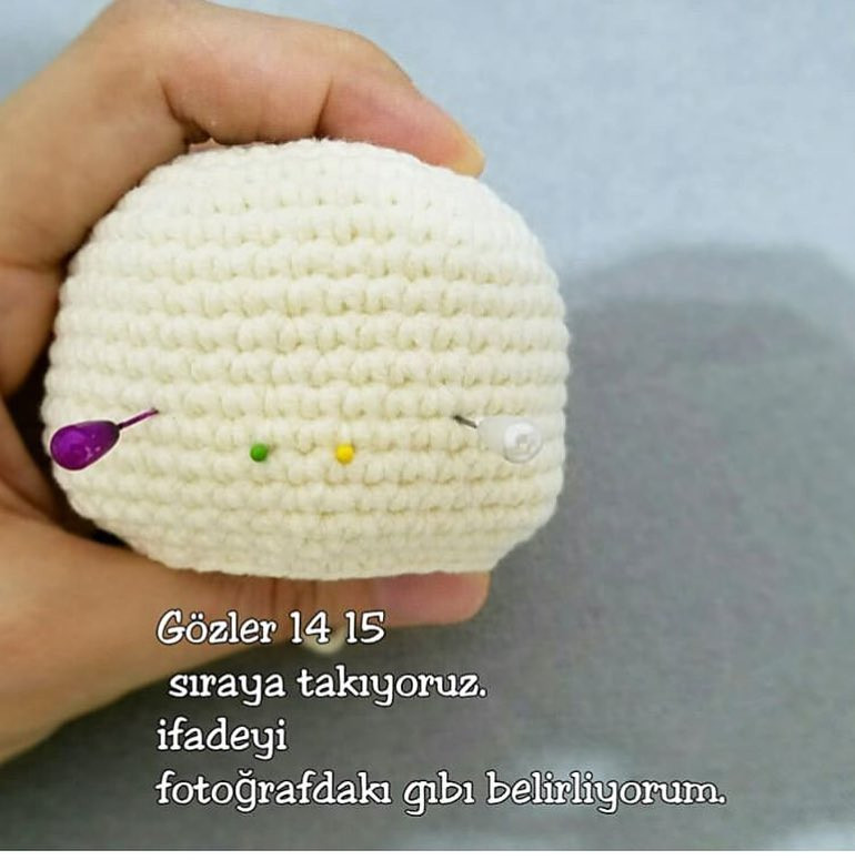 Yelekli Ayıcık - Gấu mặc áo chùng Amigurumi