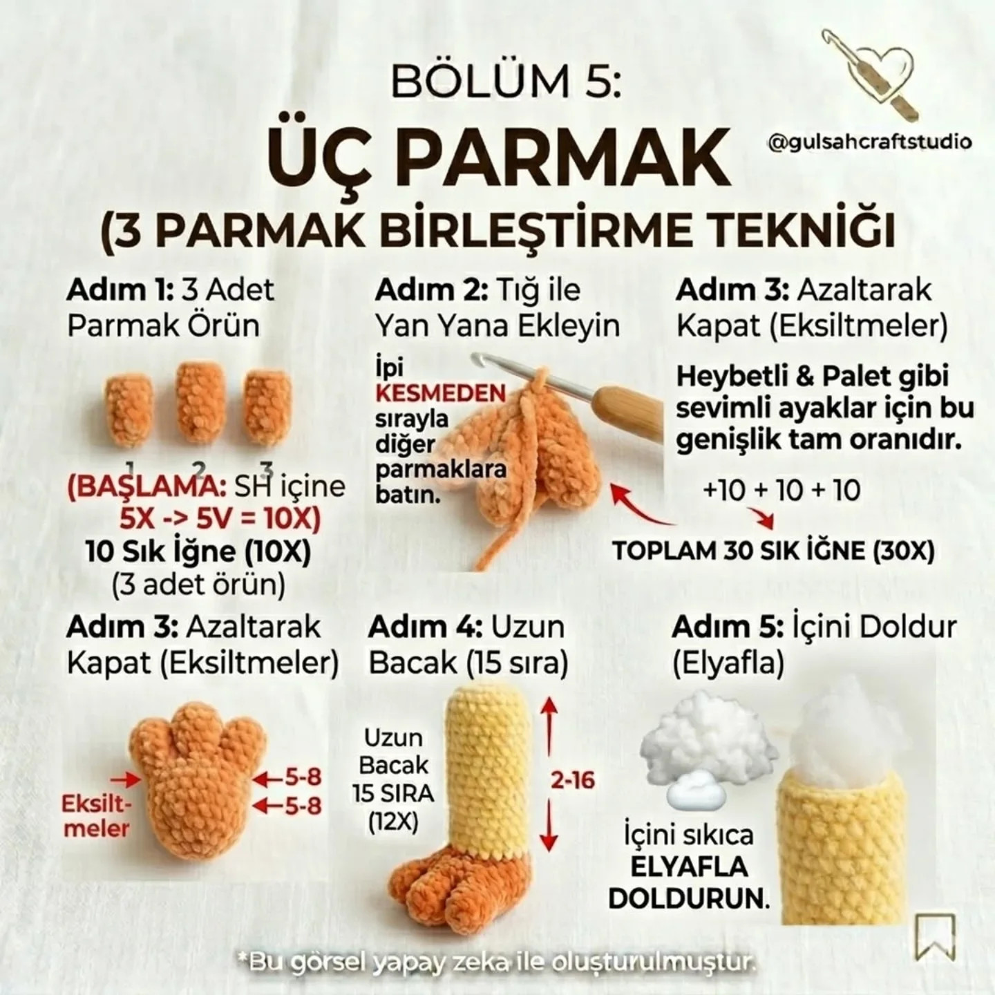 Yumuşacık Kadife Ördek Tarifi - Amigurumi Duck Crochet Pattern