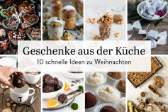 10 schnelle DIY Geschenkideen aus der Küche für Weihnachten: Lebkuchenherzen, Hot Chocolate Bombs & mehr
