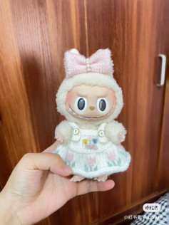 15cm Doll Dress Knitting Pattern Tutorial with Chart Instructions