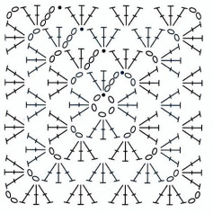 3 способа вязания квадрата: поворотными рядами, по кругу и от угла. Схемы мотивов для пледов и одежды.
