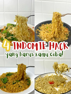 4 Indomie Hack: Seblak Mi, Mi Nyemek, Mi Kuah Merah & Mi Kocok
