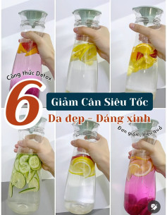 6 Công Thức Nước Detox Giảm Cân Siêu Tốc, Đẹp Da Và Săn Dáng Từ Trái Cây