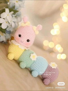 Crochet Dog Popsicle Keychain Pattern Chart with Step-by-Step ...