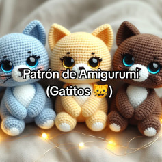 Amigurumi Caramelo Gatito: Patrón PDF Gratis