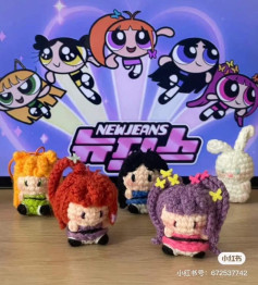 Amigurumi Chart: NewJeans x Powerpuff Girls Crossover Dolls Pattern