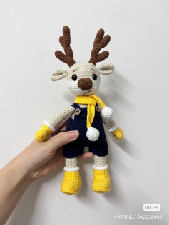 Amigurumi Deer Doll Crochet Pattern Tutorial